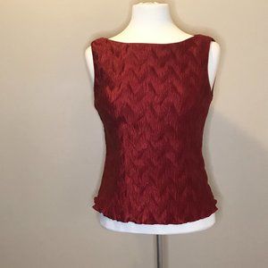 Sleeveless Patra Red Top (size 10)